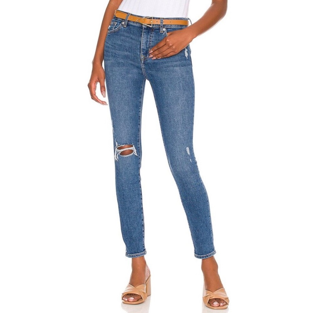 Lovers and Friends Ricky Skinny distressed jeans
